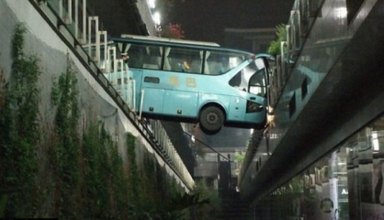 Maybe driver wanted to take a shortcut Maybe driver wanted to take a shortcut