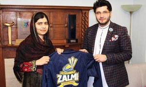 Malala comes out in support of Peshawar Zalmi