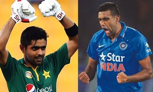 Across Time: Ravichandran Ashwin and Babar Azam