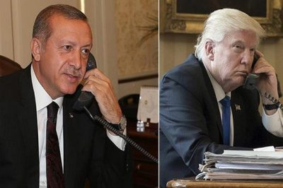 Trump reiterates U.S. support to Turkey in call with Erdogan: White House