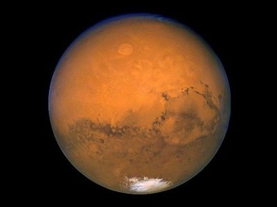 The planet Mars. PHOTO: AFP