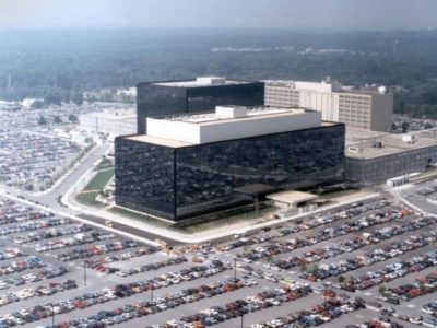 An undated aerial handout photo shows the National Security Agency (NSA) headquarters building in Fort Meade, Maryland. PHOTO: REUTERS