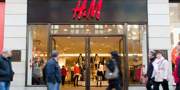 An H&M outlet in London. PHOTO: AFP